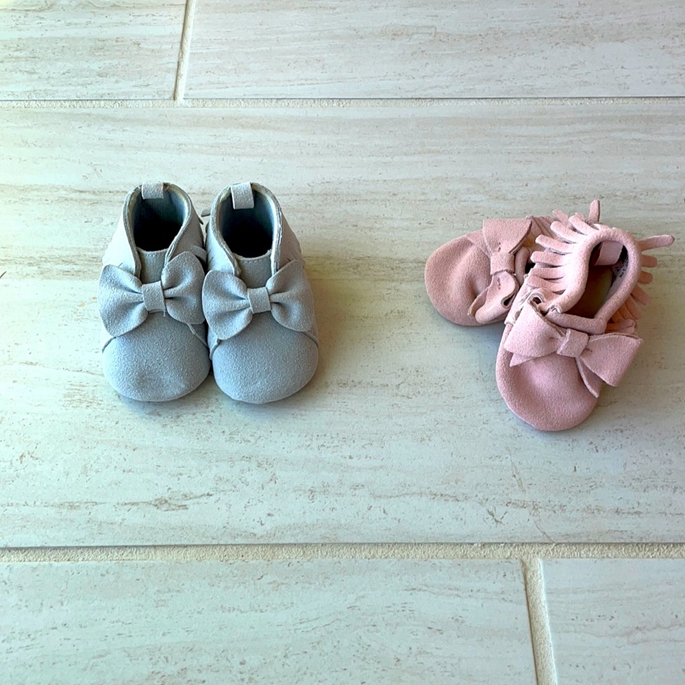 Baby Gap and children’s place Suede Baby Girl Booties